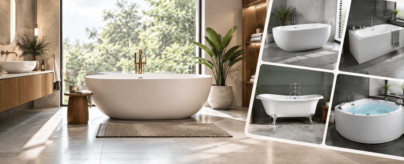 Types of Bathtubs: Modern Styles and How to Choose the Right One