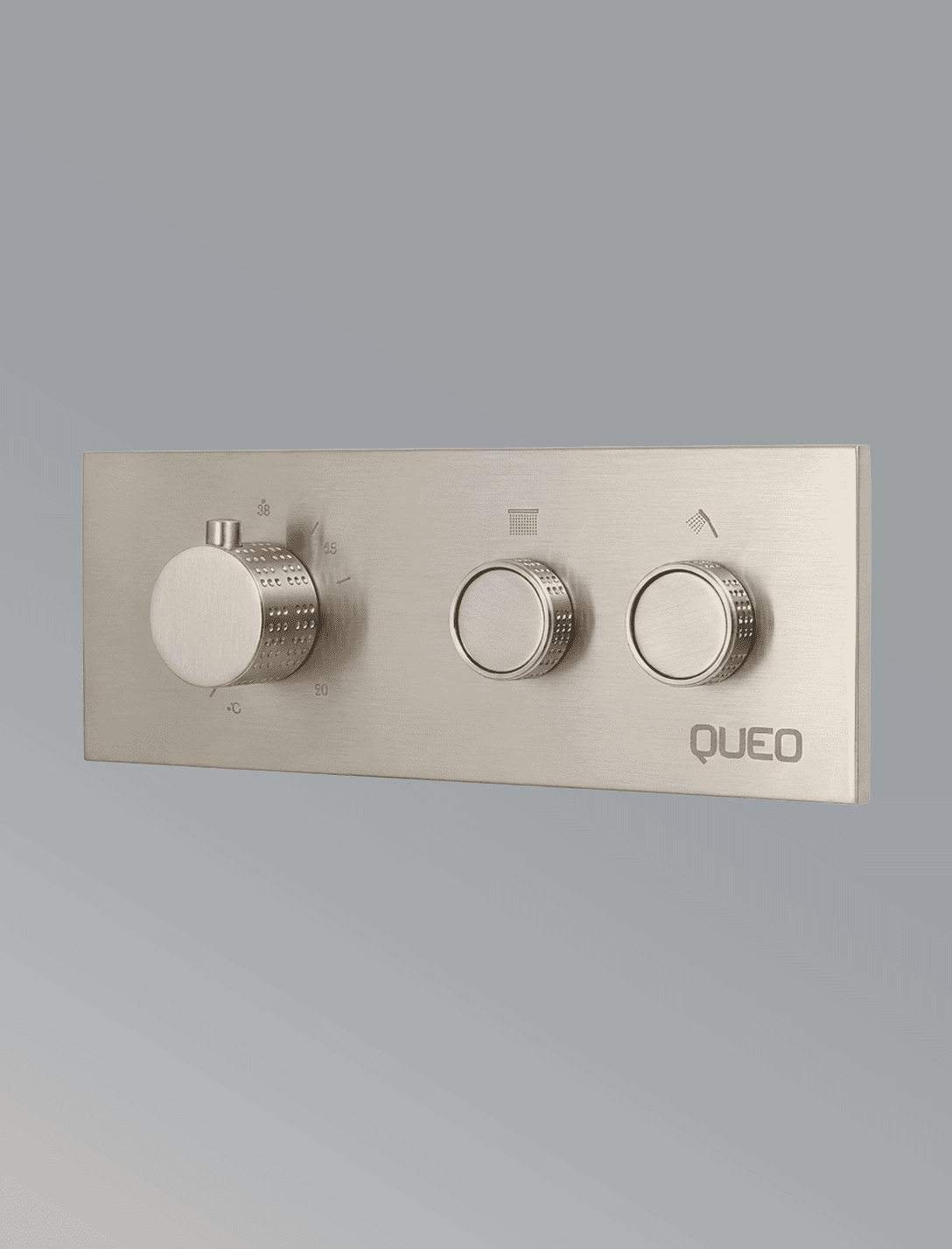 2 Way Thermostatic Diverter-Brushed Nickel