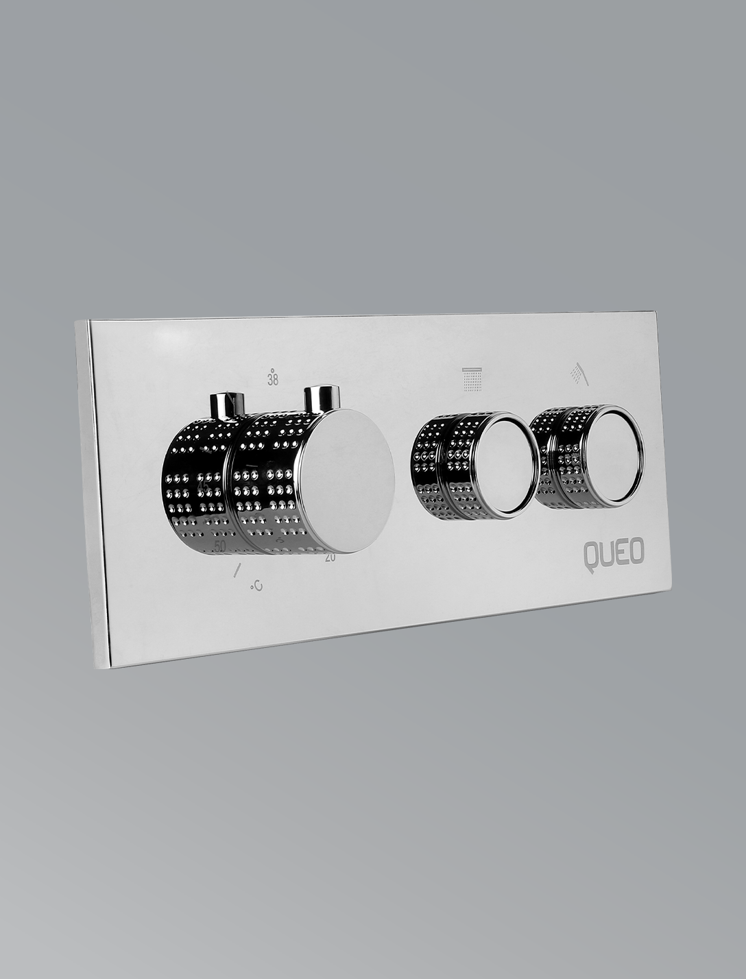 2 Way Thermostatic Diverter-Chrome
