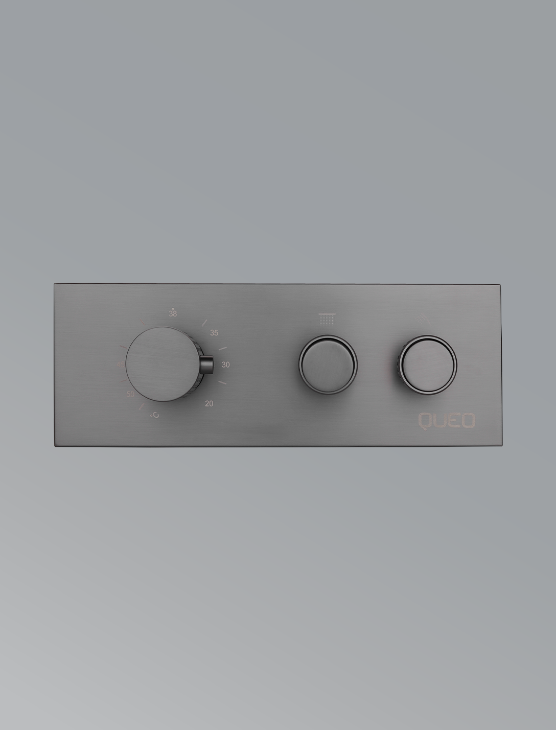 2 Way Thermostatic Diverter-Gun Grey