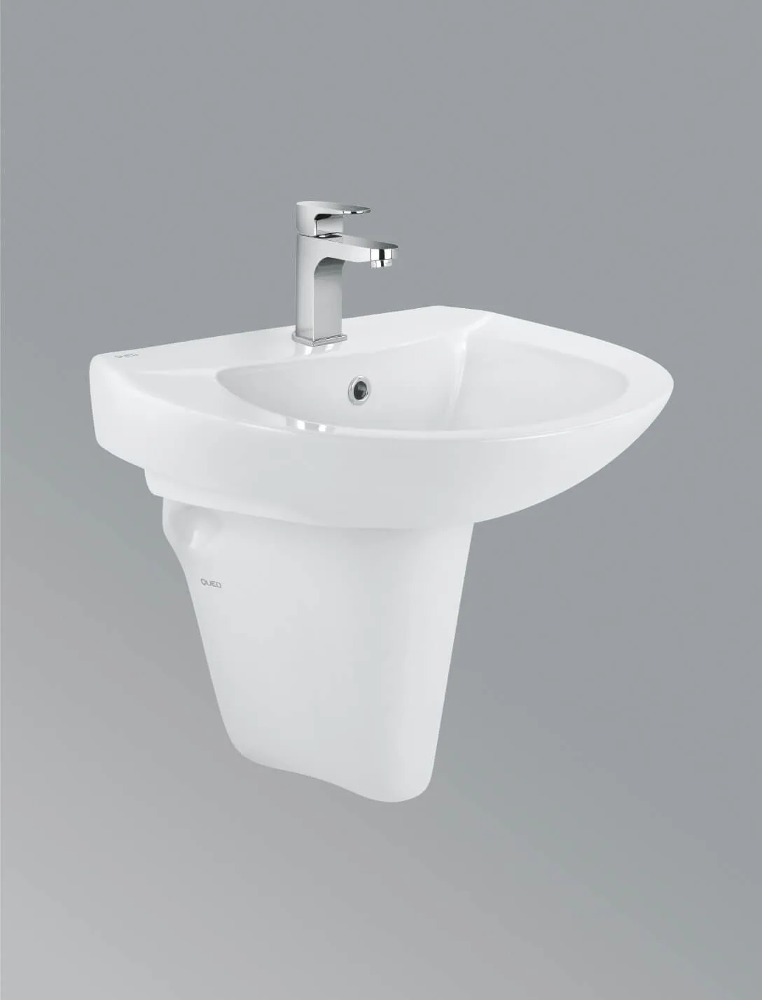 wall-mount-half-pedestal-basin-with-single-faucet-hole-in-white