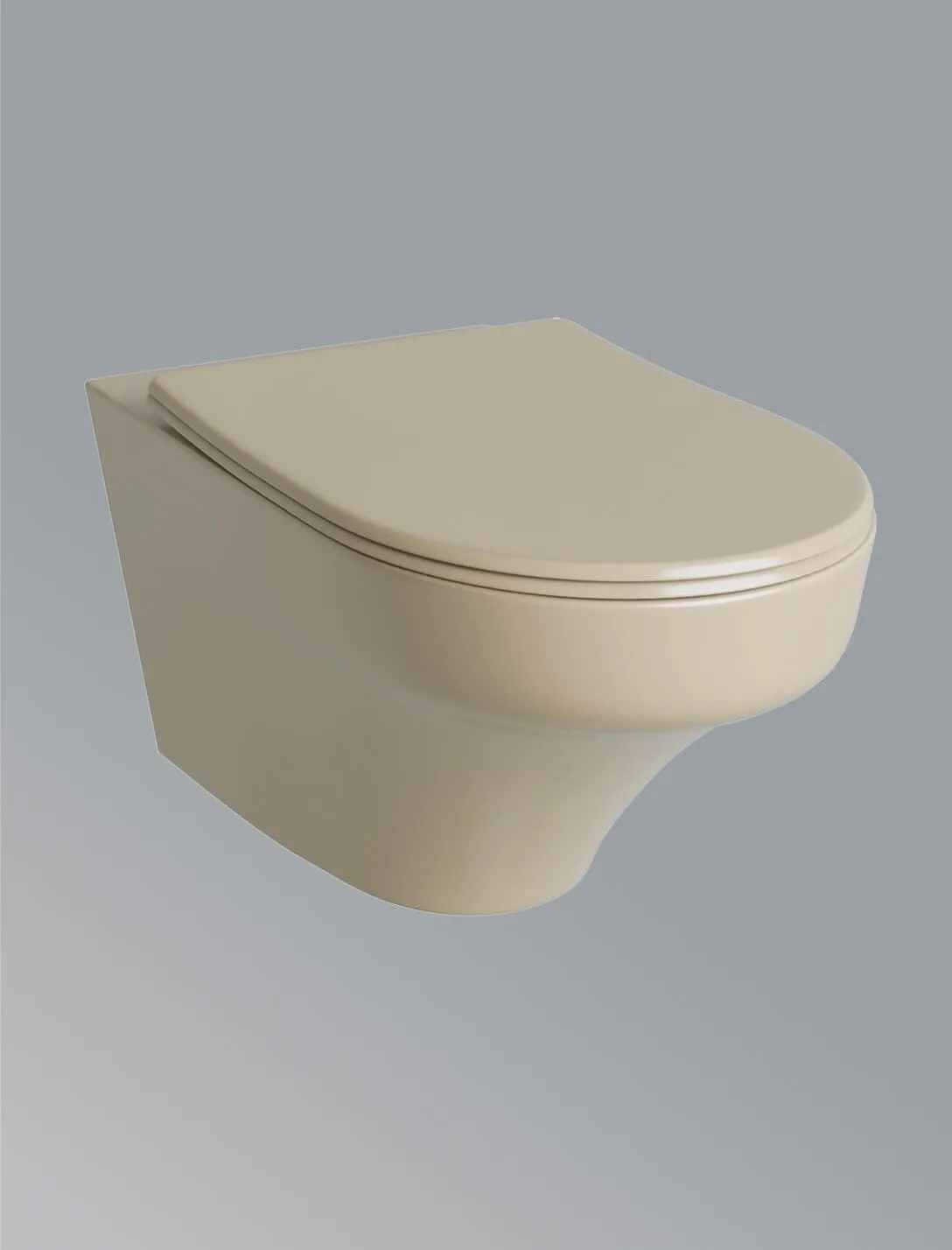 wall-hung-toilet-with-soft-close-seat-in-matt-khaki-2