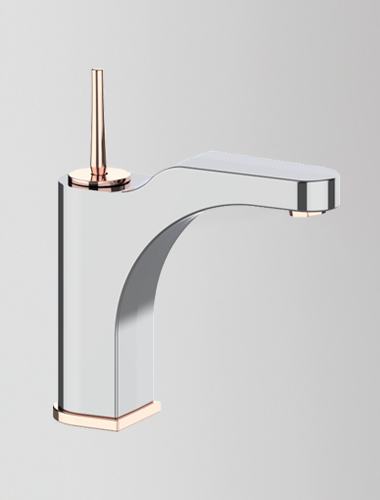 Single Lever Basin Mixer F-Forza (Rose Gold)