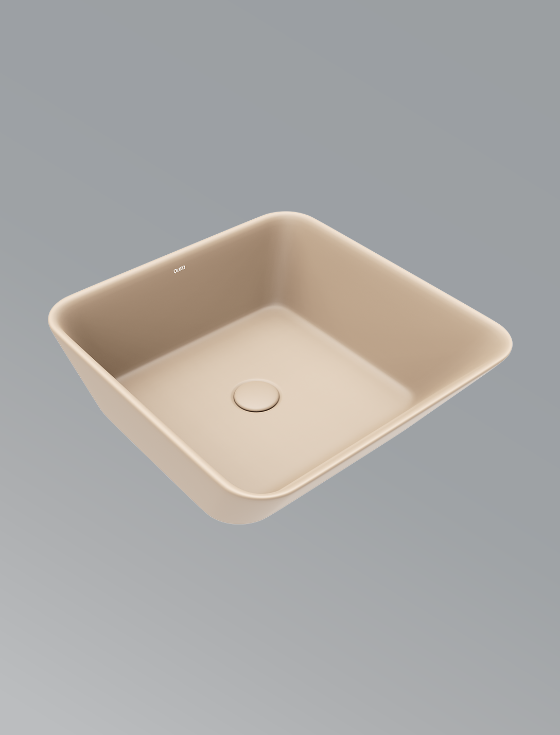 Aura Mini Over The Counter Basin In Matte Almond