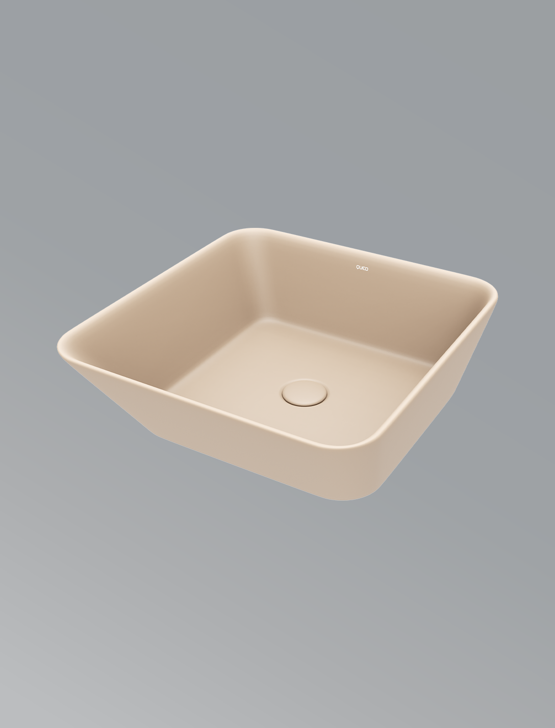 Aura Mini Over The Counter Basin In Matte Almond