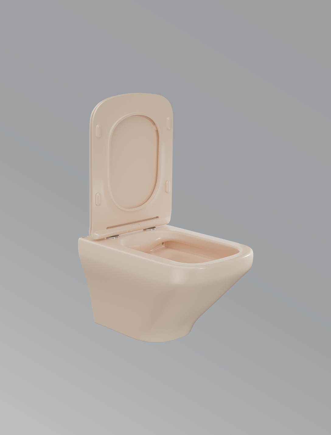 Aura Neo Wall Hung Toilet-Matte Almond