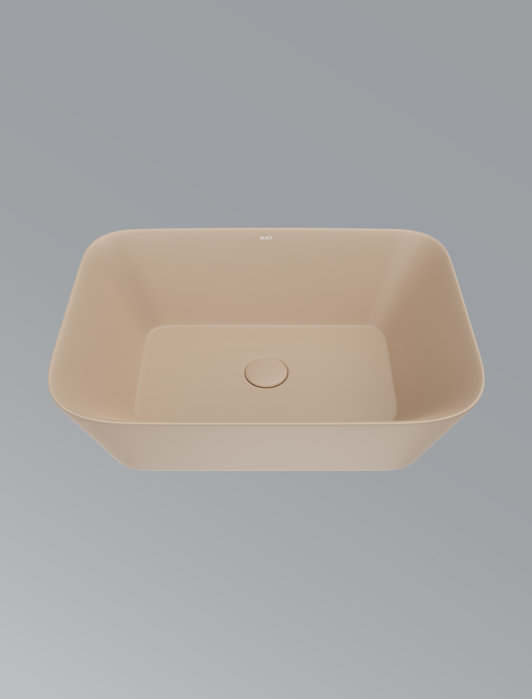 Aura Over The Counter Basin In Matte Almond