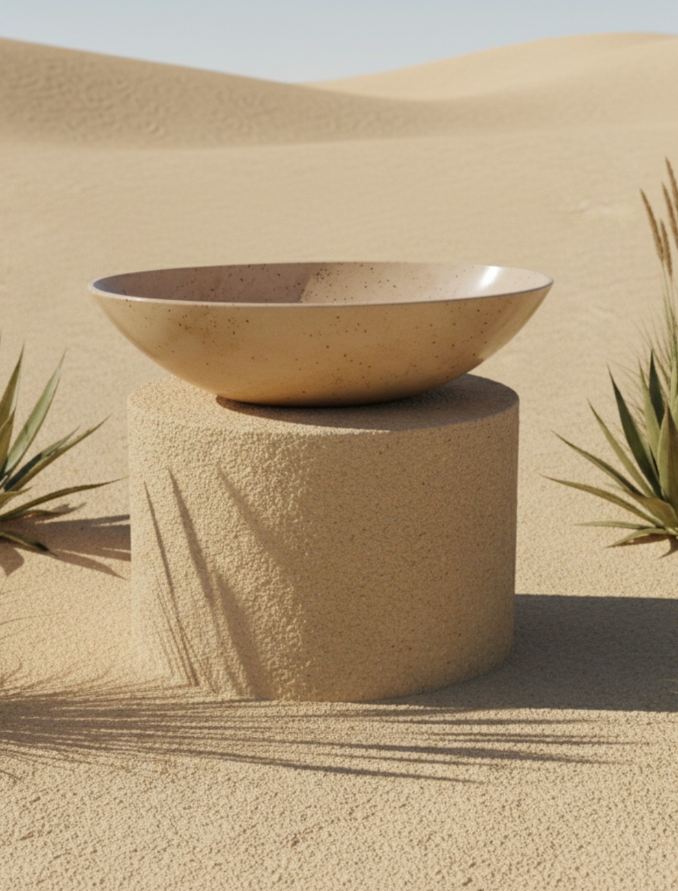 Aurum Over The Counter Basin - Moca Cream Matte