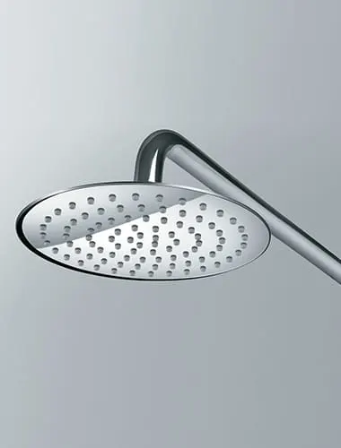 Round Ultra thin 200mm in polished chrome