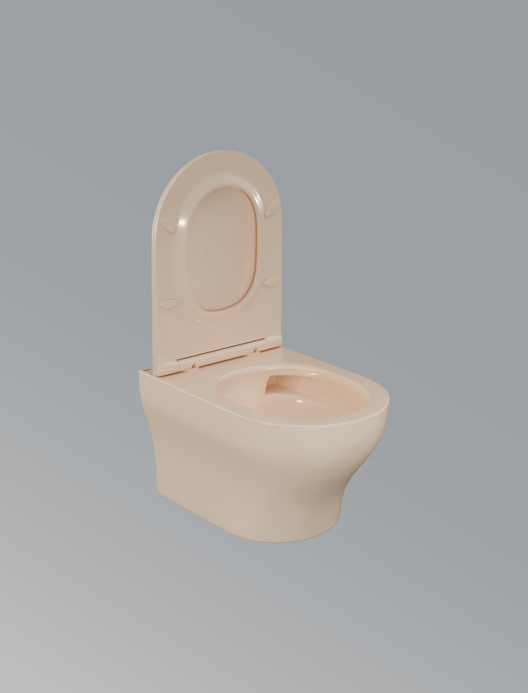 Spectra Neo Wall Hung Toilet-Matte Almond