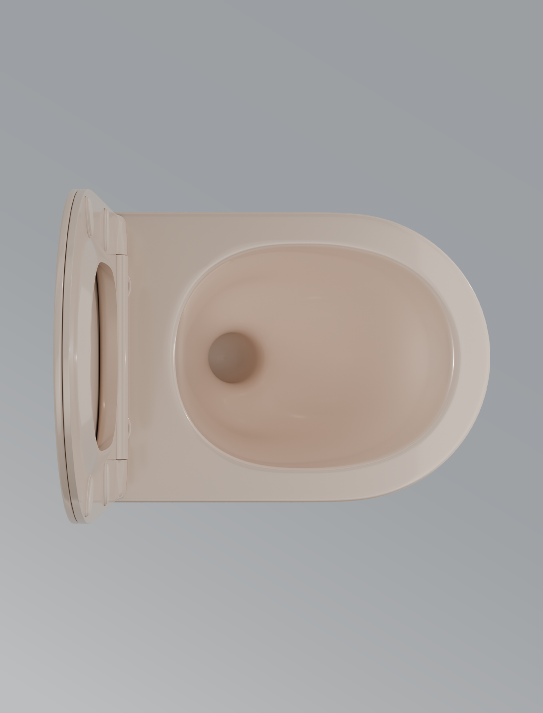 Spectra Neo Wall Hung Toilet-Matte Almond