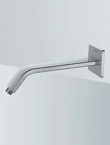 Square Shower Arm Wall 250mm Polished Chrome