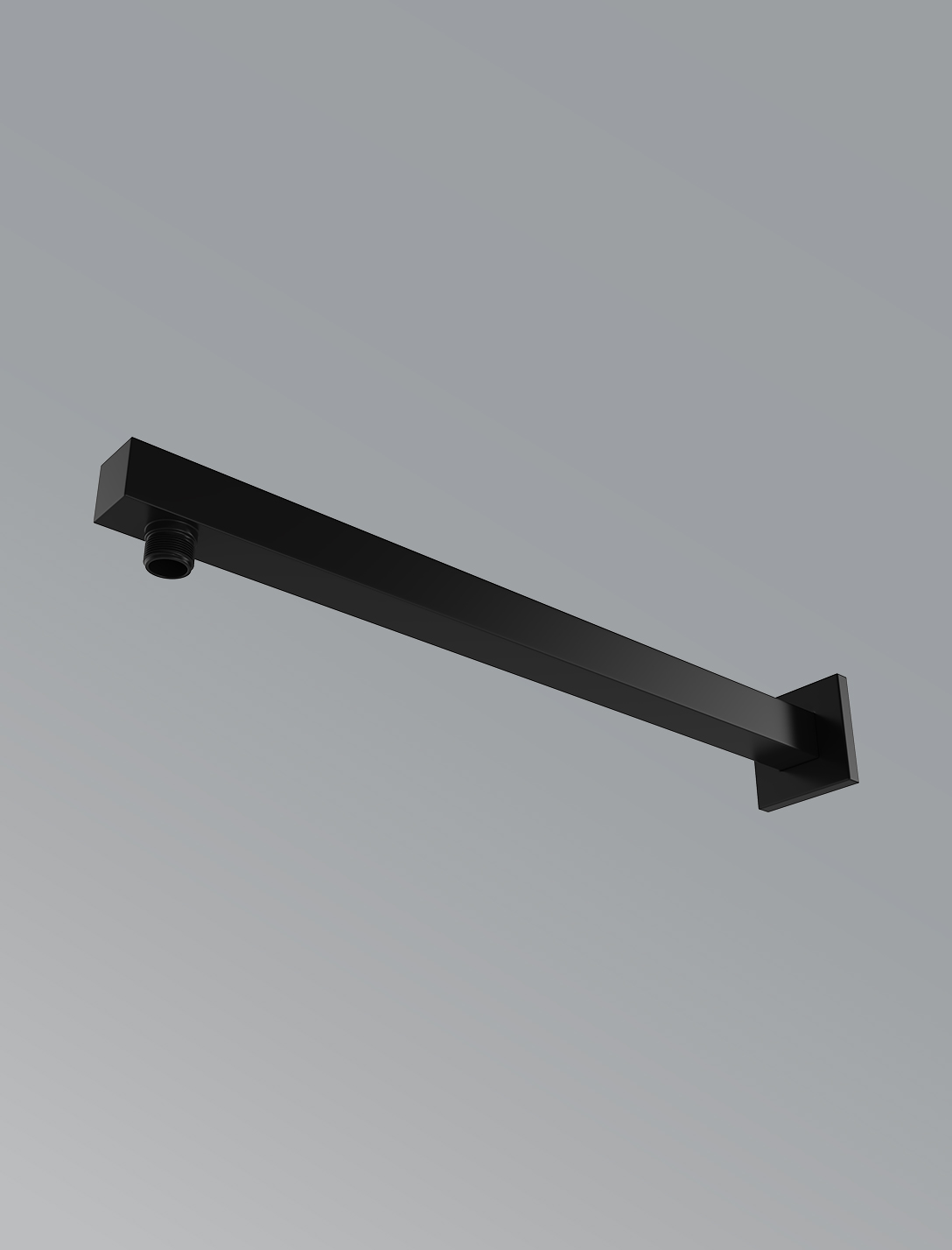 Square Wall Mount Shower Arm 400mm MB