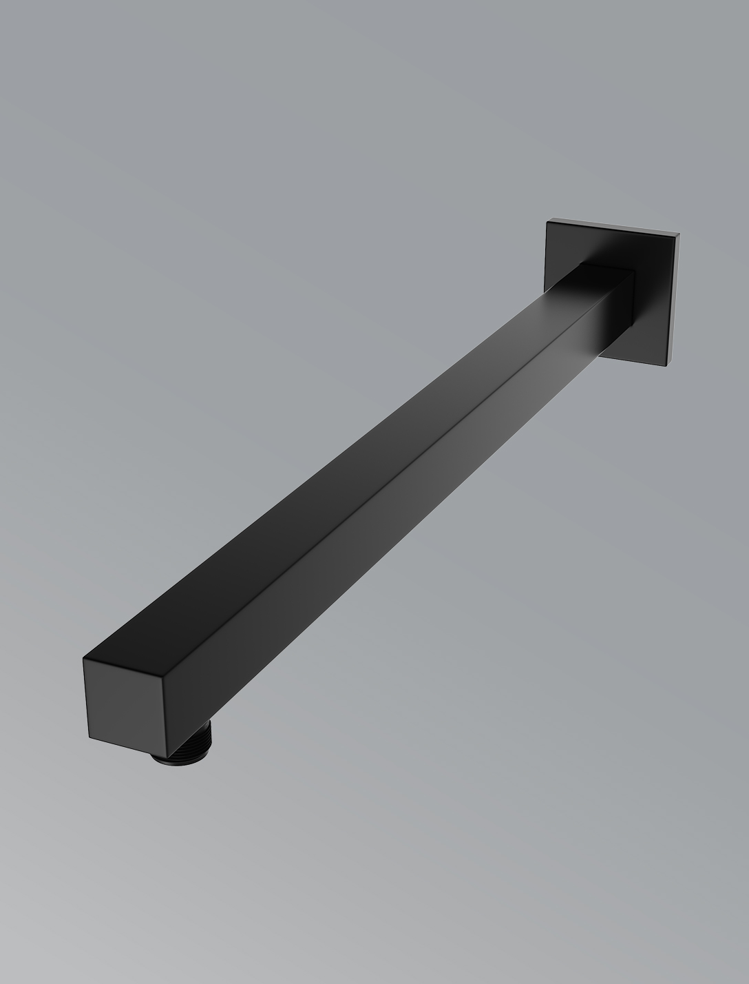 Square Wall Mount Shower Arm 400mm MB