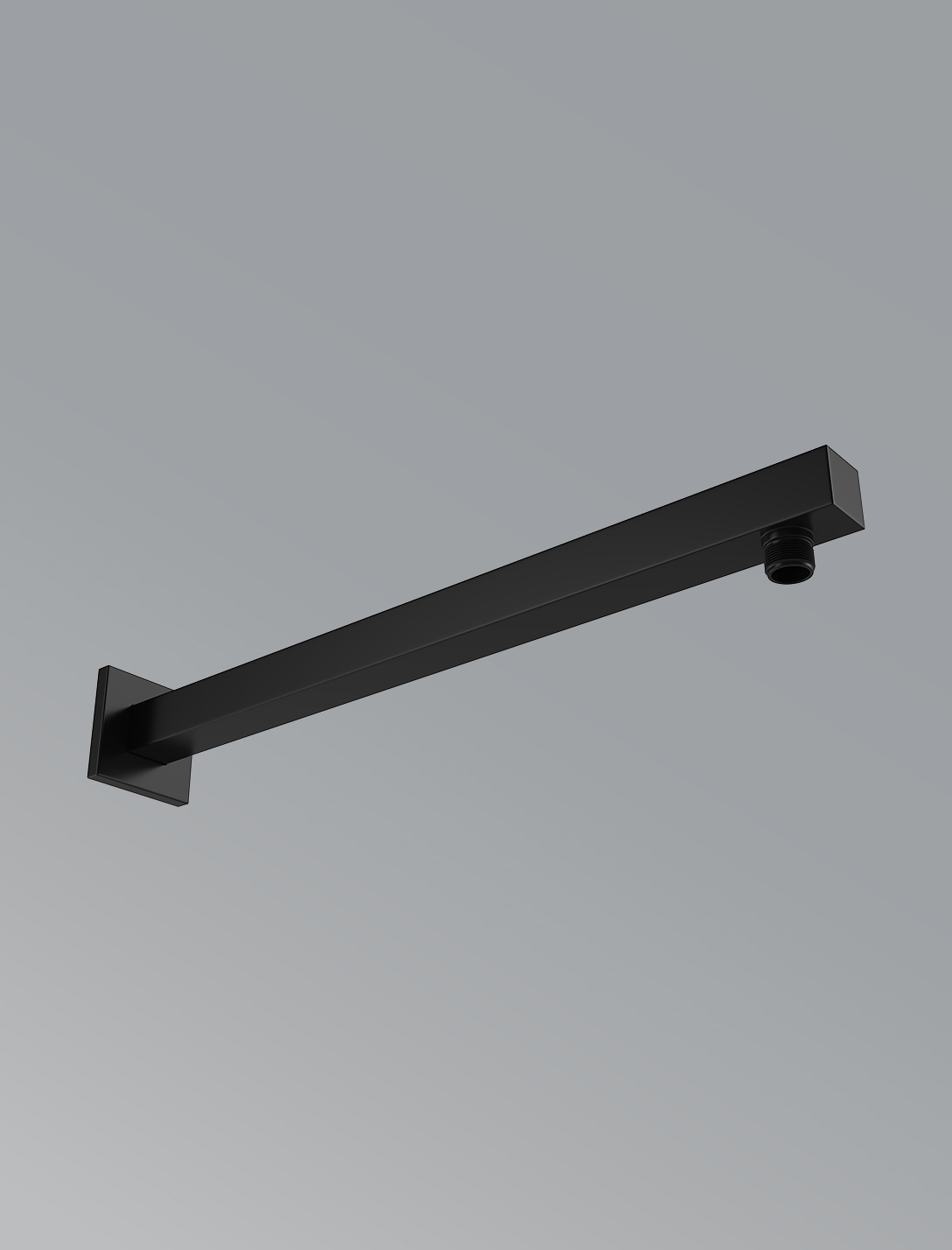 Square Wall Mount Shower Arm 400mm MB